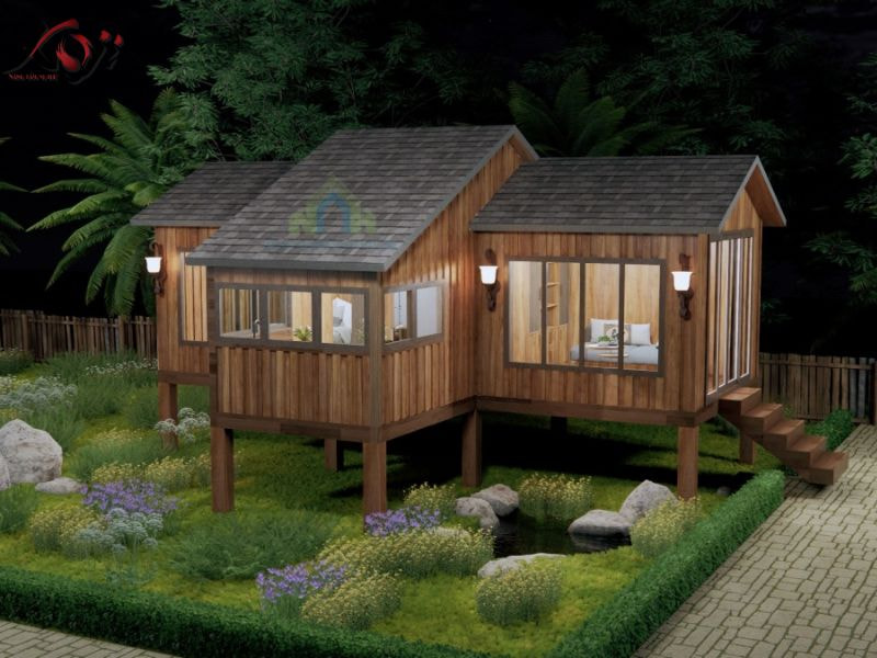 thiết kế homestay nhà vườn