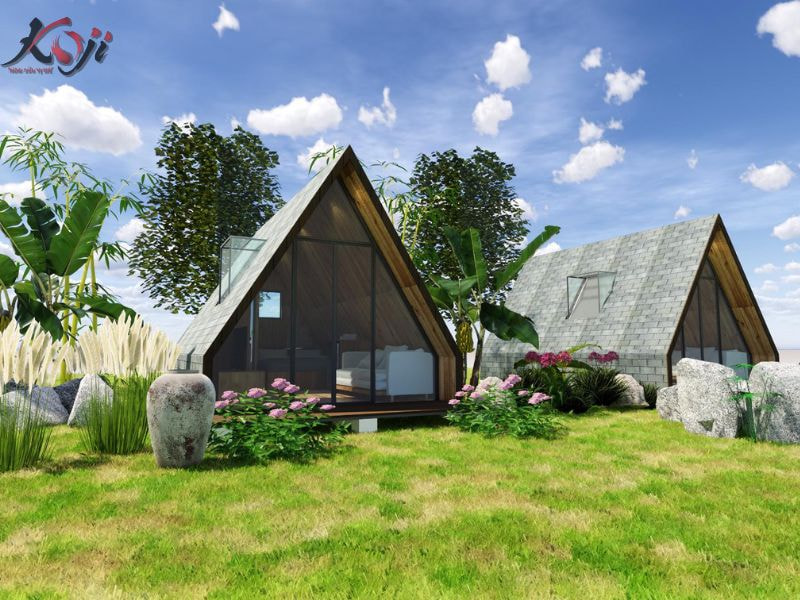 thiết kế homestay nhà vườn