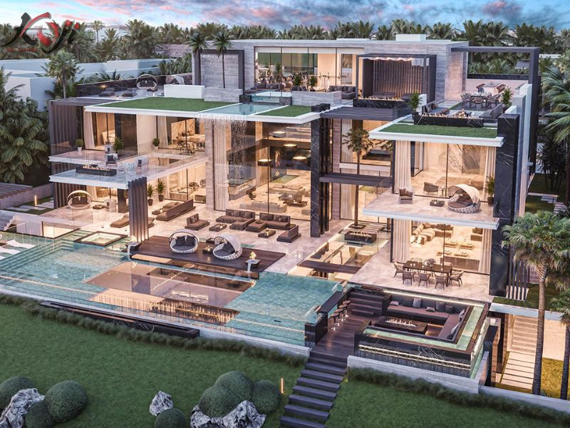 thiết kế nhà vườn 1000m2