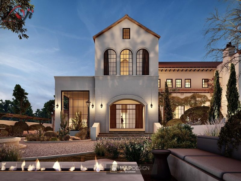 thiết kế nhà vườn 1000m2