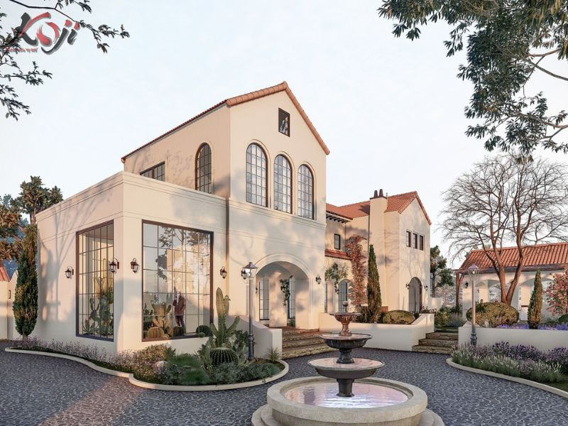 thiết kế nhà vườn 1000m2