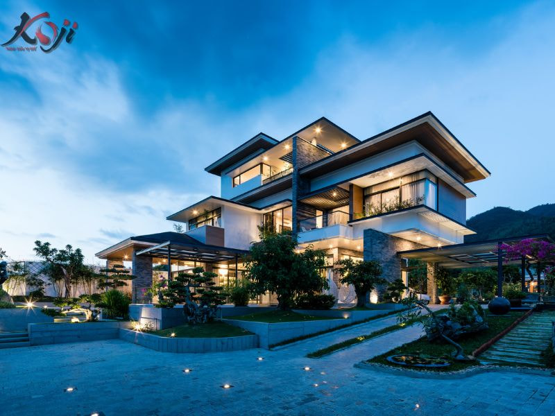 thiết kế nhà vườn 1000m2