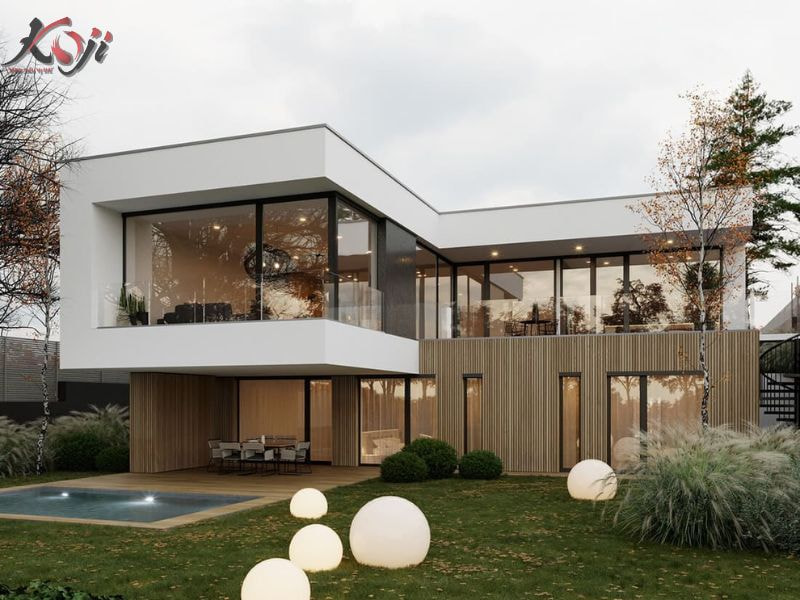 thiết kế nhà vườn 1000m2