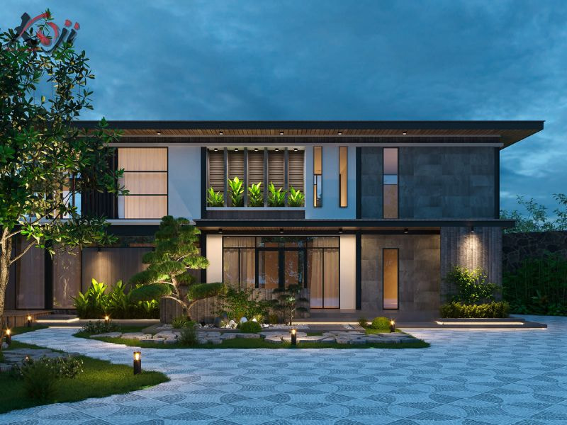 thiết kế nhà vườn 1000m2