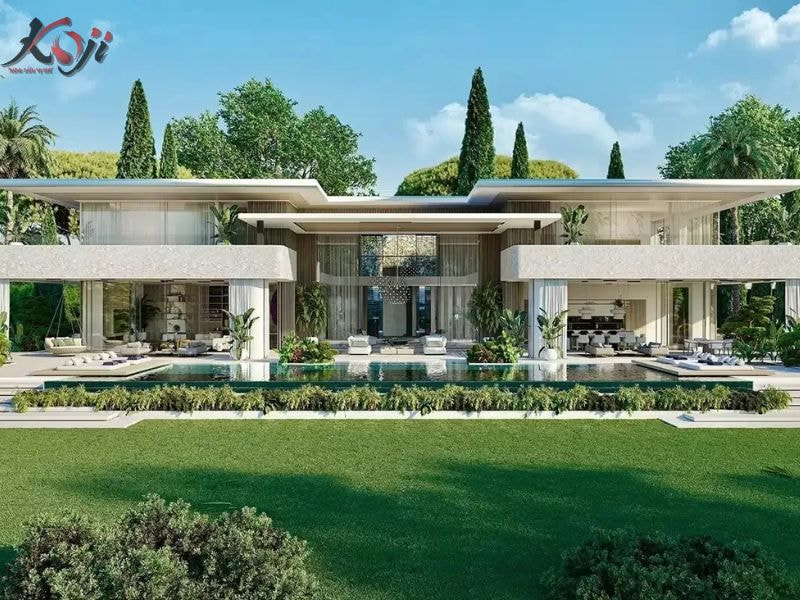 thiết kế nhà vườn 1000m2