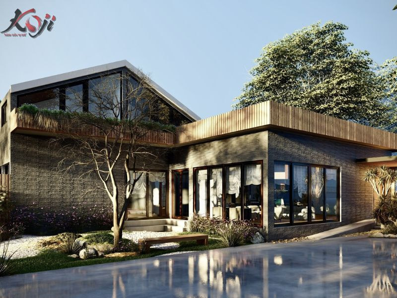 thiết kế nhà vườn 1000m2