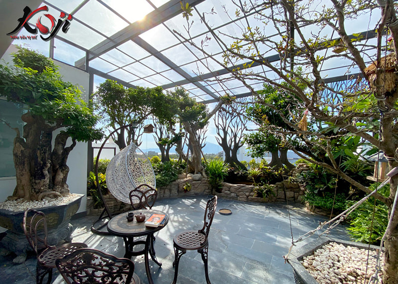 thiết kế sân vườn