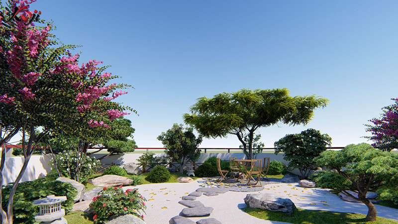 thiết kế sân thượng đẹp