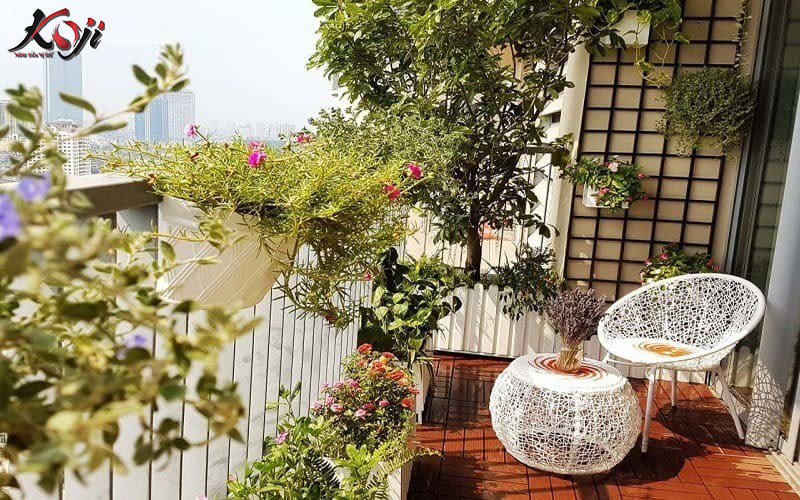 thiết kế sân thượng đẹp