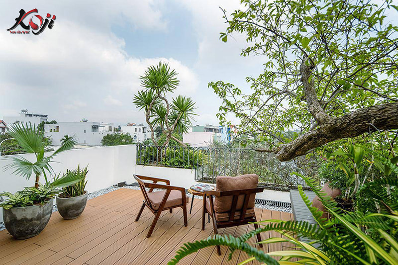 thiết kế sân thượng đẹp