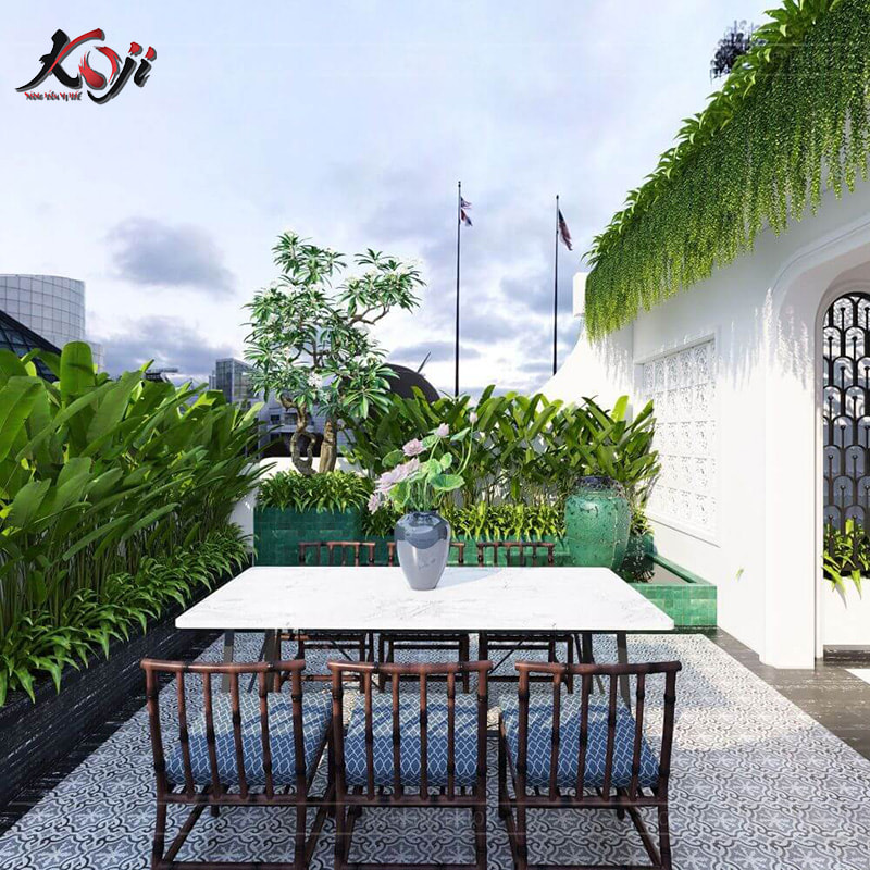 thiết kế sân vườn