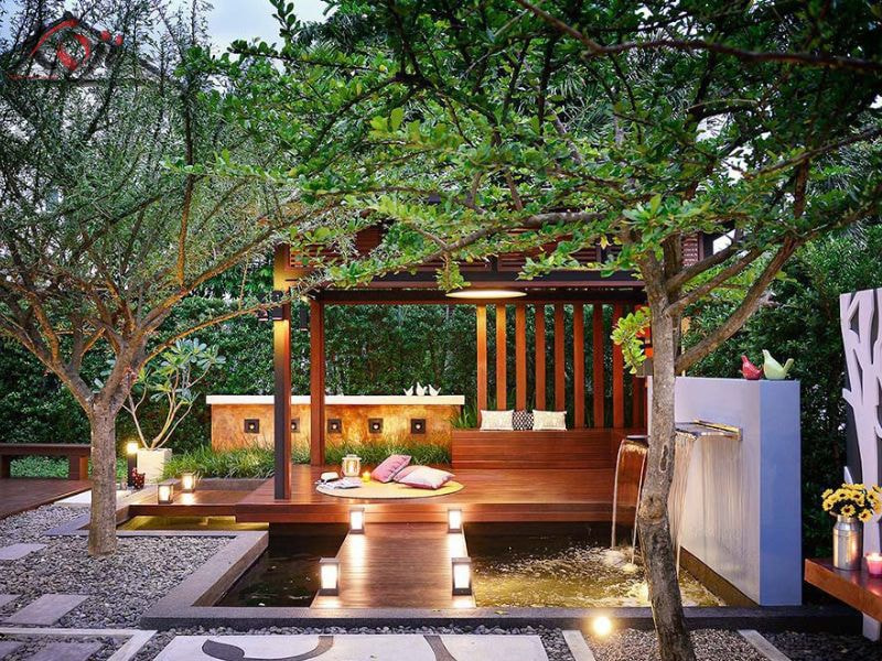 thiết kế sân vườn