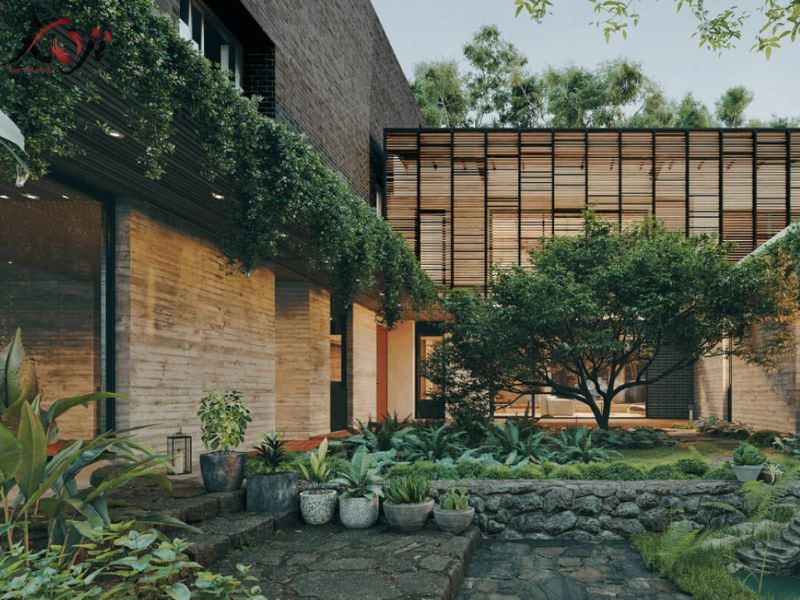 thiết kế sân vườn