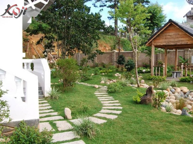 thiết kế sân vườn