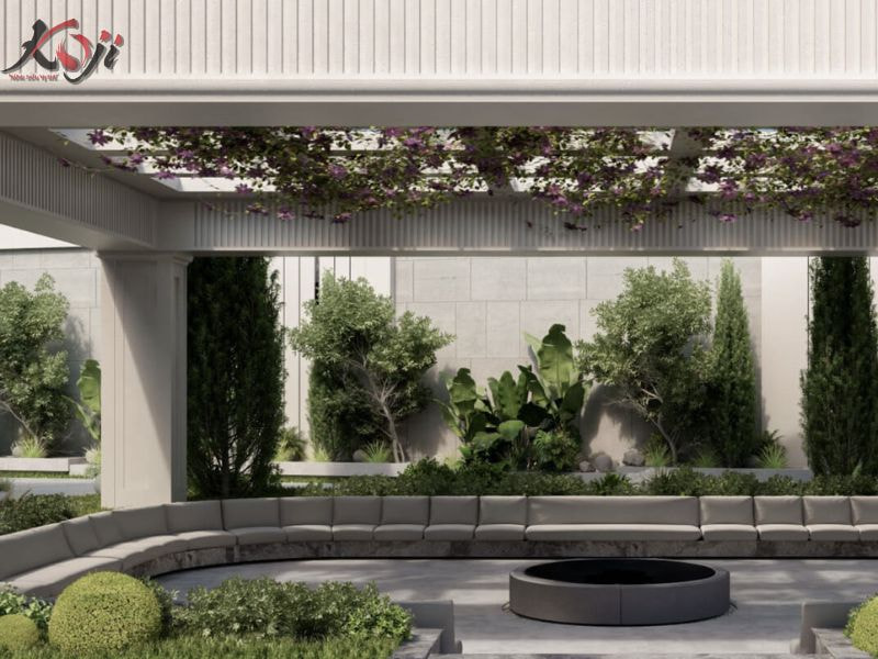 thiết kế sân vườn