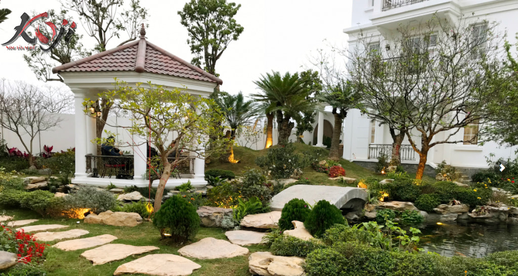 Thiết kế sân vườn biệt thự