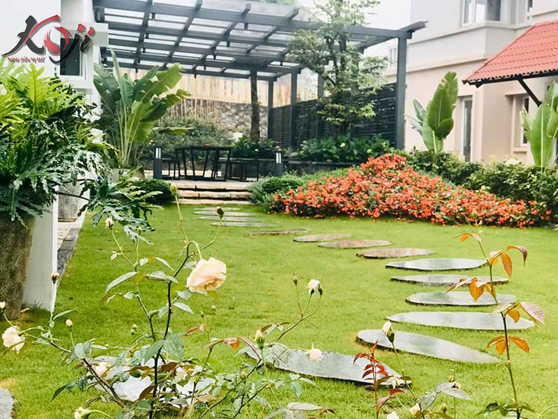 Thiết kế sân vườn biệt thự