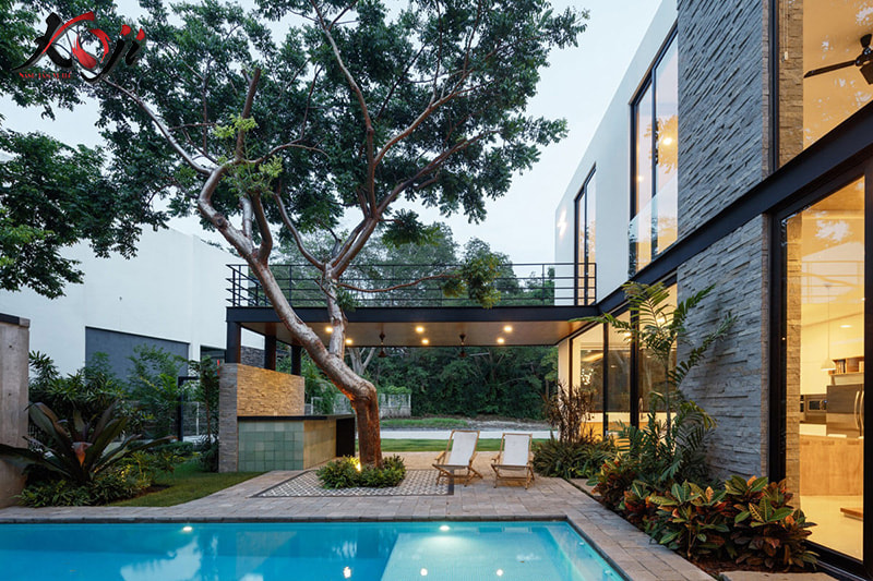 Thiết kế sân vườn biệt thự