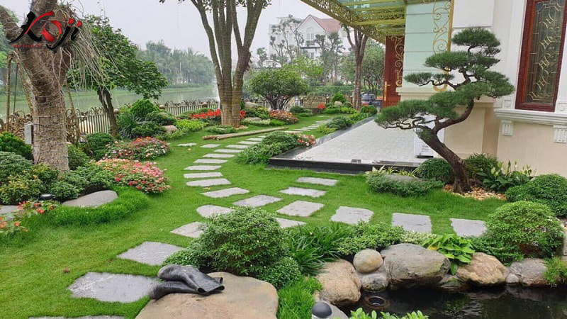 Thiết kế sân vườn biệt thự