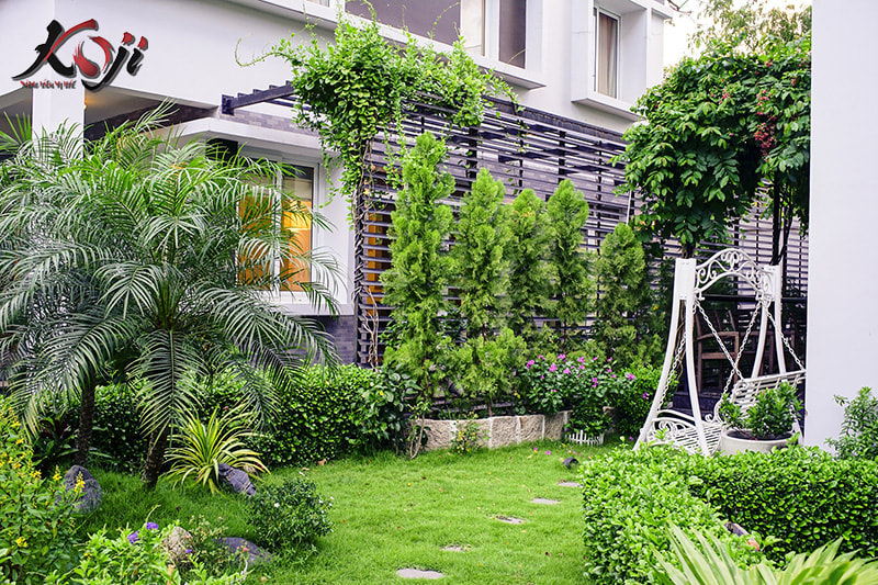 thiết kế sân vườn