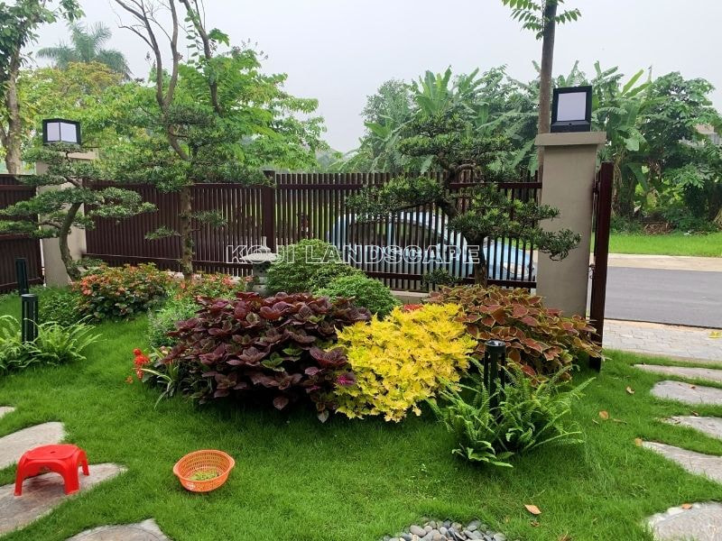 Thiết kế sân vườn biệt thự