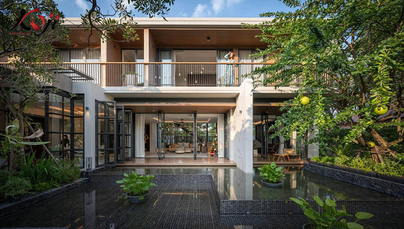 Thiết kế sân vườn biệt thự