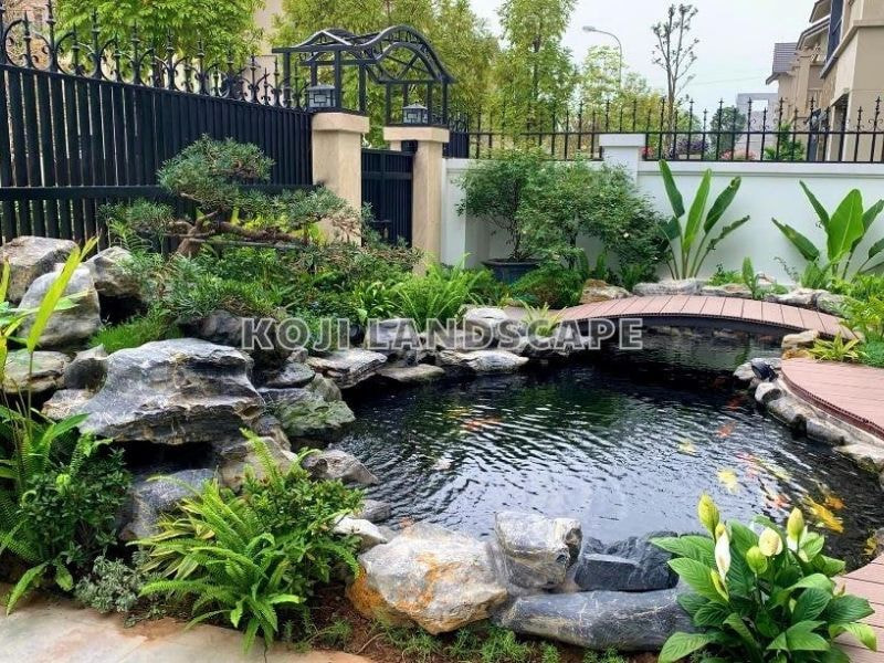 Thiết kế sân vườn biệt thự