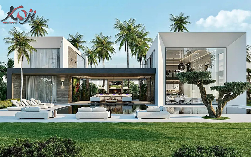 Thiết kế sân vườn biệt thự