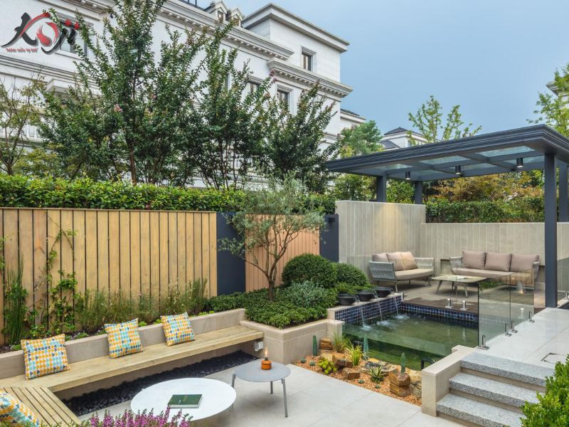 thiết kế sân vườn