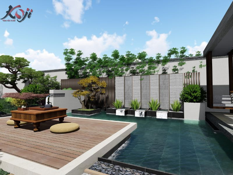 thiết kế sân vườn