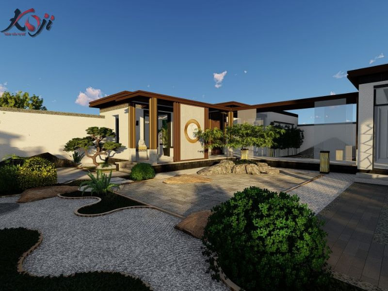 thiết kế sân vườn