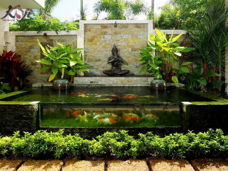 sân vườn nhà ống