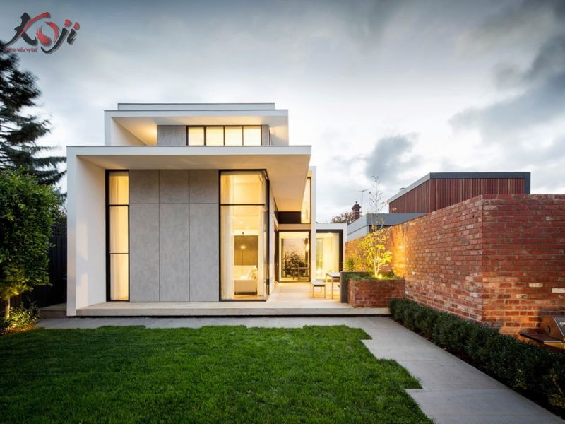 sân vườn sau nhà