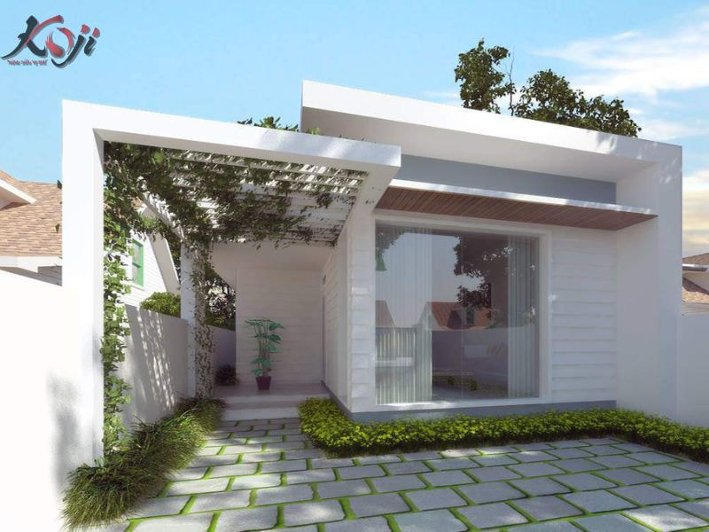 sân vườn sau nhà