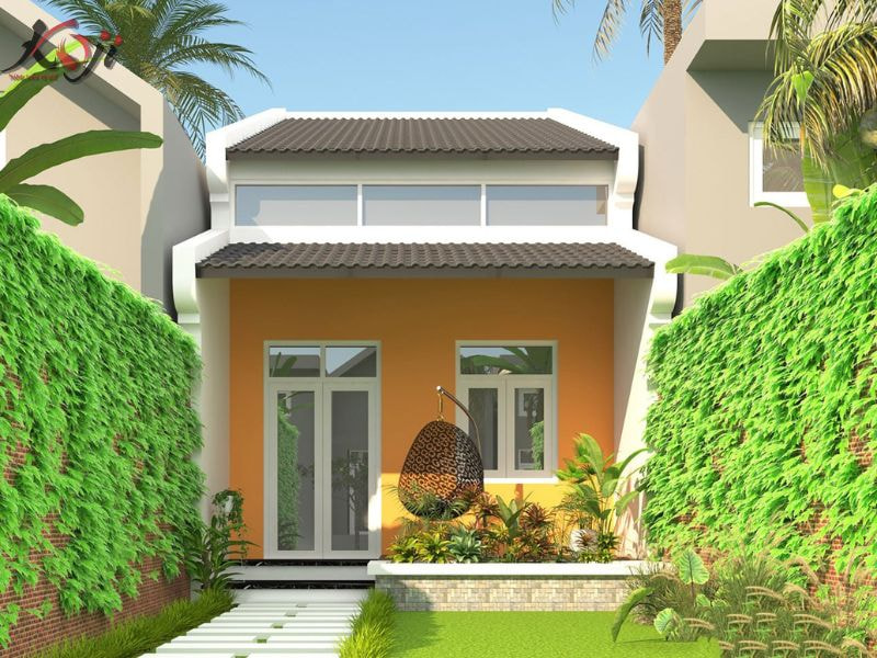 sân vườn sau nhà