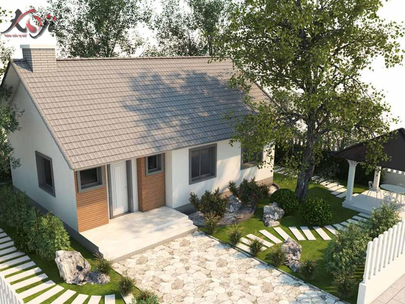 sân vườn sau nhà