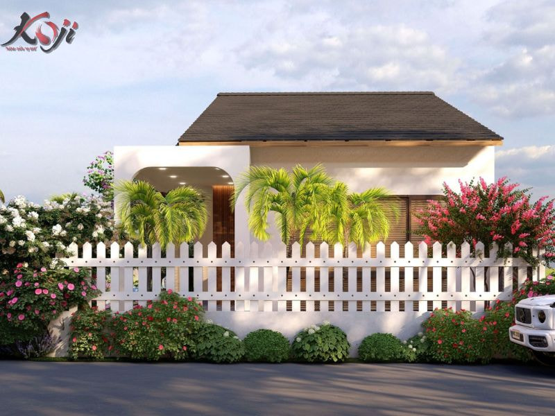 sân vườn sau nhà