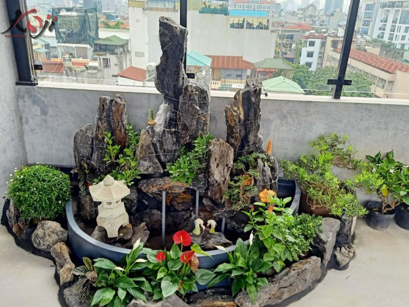 Tiểu cảnh sân thượng