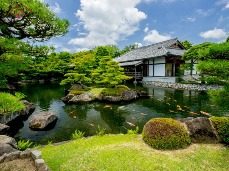 thiết kế sân vườn đúng phong thủy