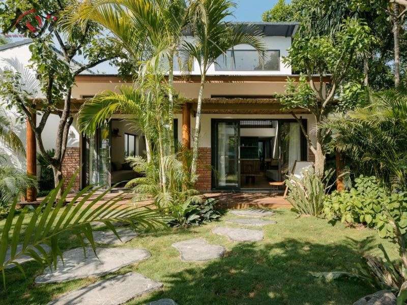 thiết kế sân vườn đúng phong thủy