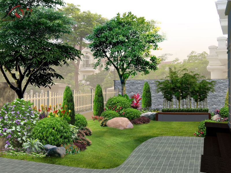 nhà vườn mini