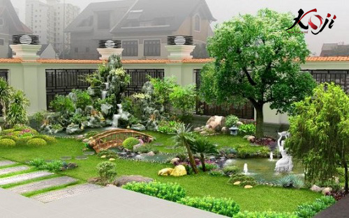 Nên trồng cây gì trước nhà biệt thự - Koji Landscape