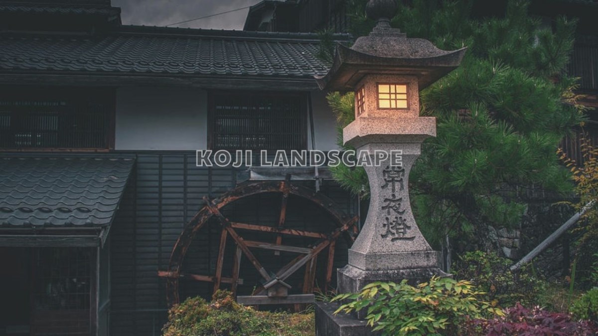 đèn sân vườn kiểu Nhật