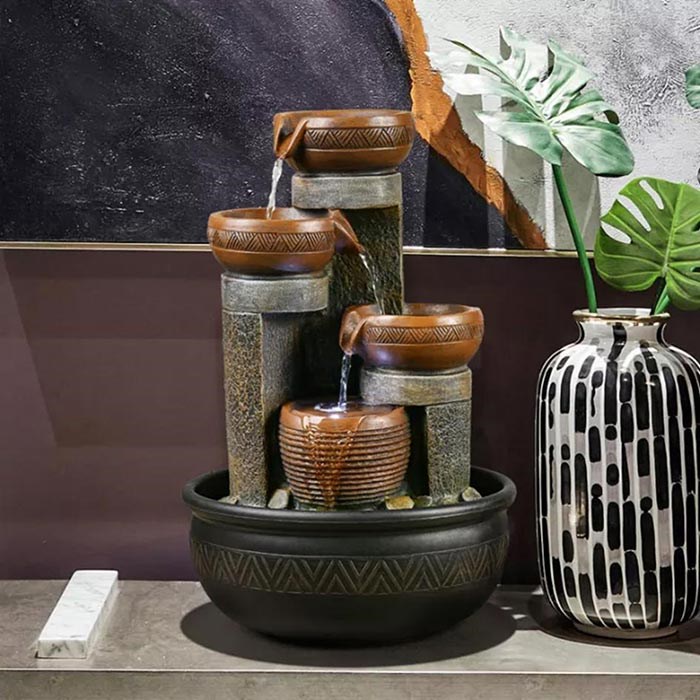 Tự làm đài phun nước mini cực đơn giản ngay tại nhà