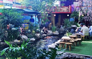Hồ Koi quán cafe