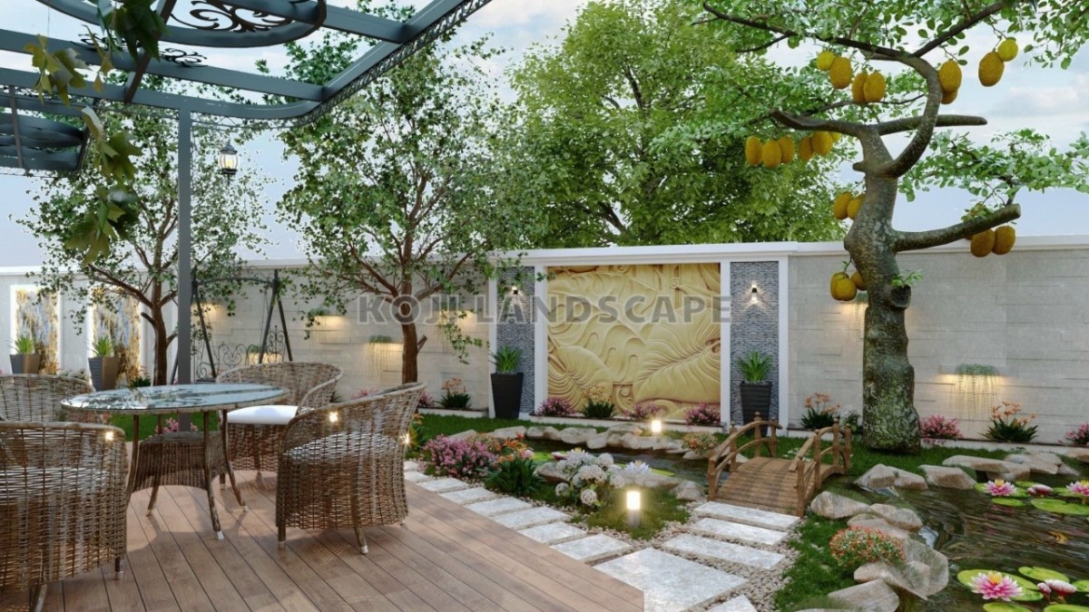 Quy trình thi công cảnh quan sân vườn