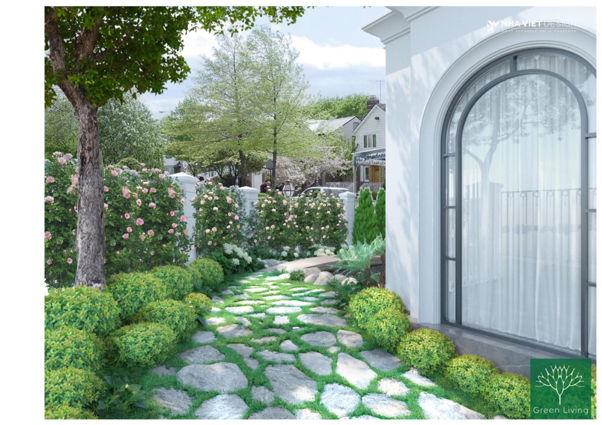 Thiết kế sân vườn 200m2 - Không gian xanh ngay trong chính ngôi nhà của bạn