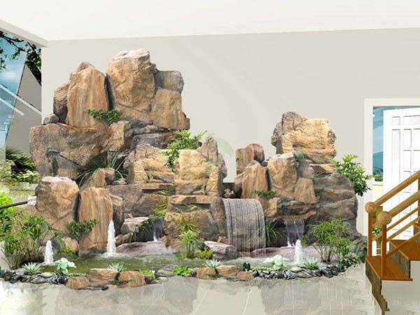 Thiết kế hòn non bộ cho người mệnh Kim đẹp chuẩn phong thủy