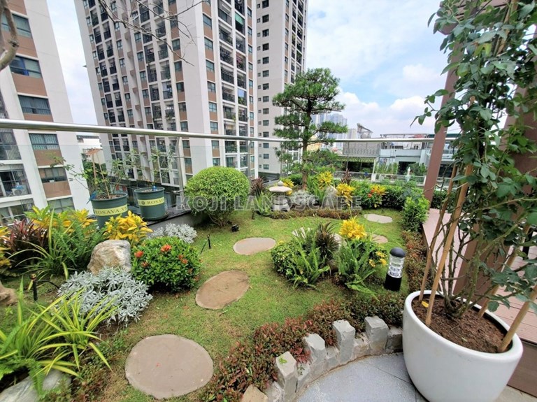 Click bài viết để chill tại sân vườn nhỏ xinh ngay trên ban công - HD Mon City