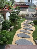 Sân vườn kiểu Nhật đẹp nức lòng gia chủ tại Mê Linh
